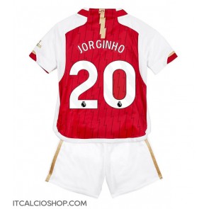 Arsenal Jorginho Frello #20 Prima Maglia Bambino 2023-24 Manica Corta (+ Pantaloni corti)